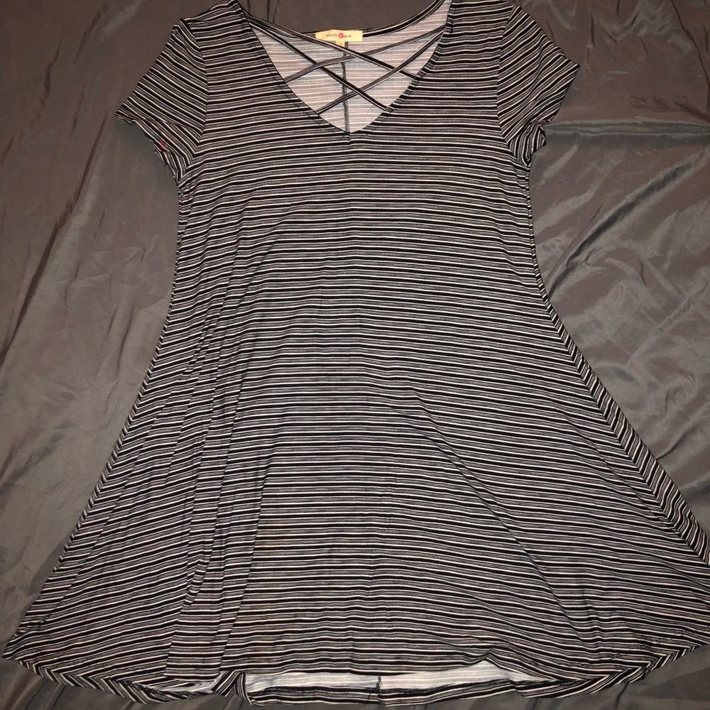 Wishful Park Striped T-Shirt Dress